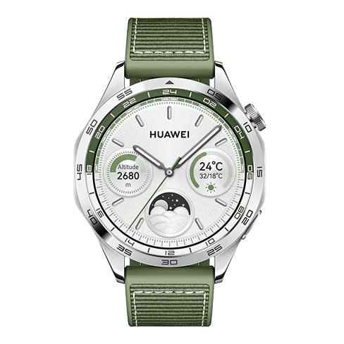 Huawei Watch GT4 46mm išmanusis laikrodis Green 1 img.