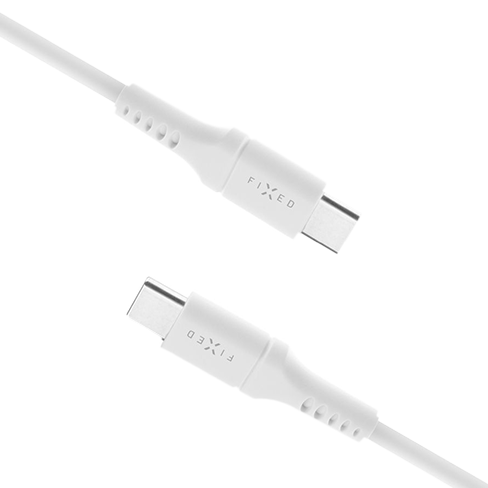 Fixed USB-C to USB-C 1.2m 60W kabelis White 2 img.