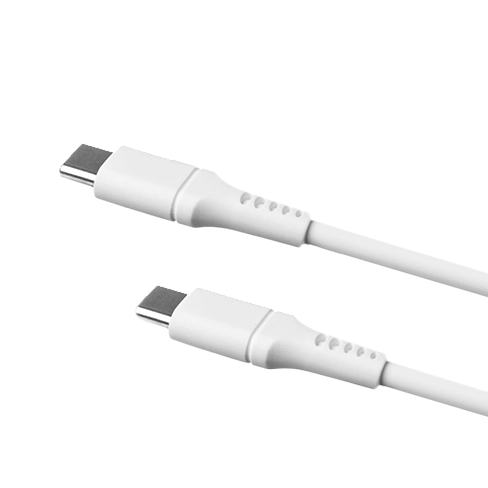 Fixed USB-C to USB-C 1.2m 60W kabelis White 3 img.
