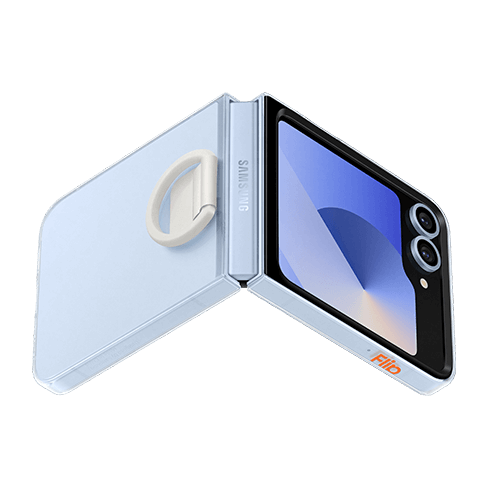 Samsung Galaxy Flip6 Clear dėklas su pakabuku Transparent 5 img.