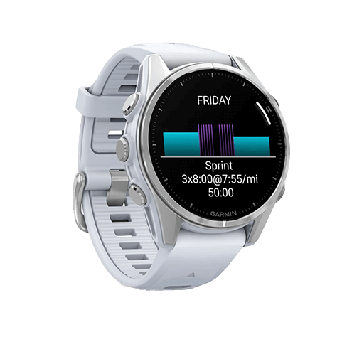 Garmin Fenix 8 43mm išmanusis laikrodis White 3 img.