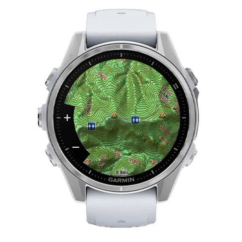 Garmin Fenix 8 43mm išmanusis laikrodis White 4 img.