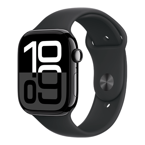 Apple Watch Series 10 GPS+LTE 46mm Aluminium Case w/ Sport Band M/L išmanusis laikrodis Black 2 img.