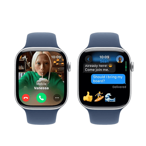Apple Watch Series 10 GPS+LTE 46mm Aluminium Case w/ Sport Band M/L išmanusis laikrodis Silver 6 img.