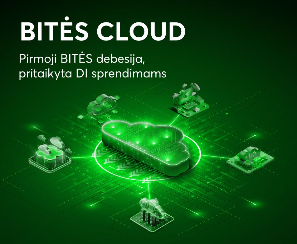 BITĖS CLOUD - pirmasis BITĖS debesijos sprendimas pritaikytas DI sprendimams