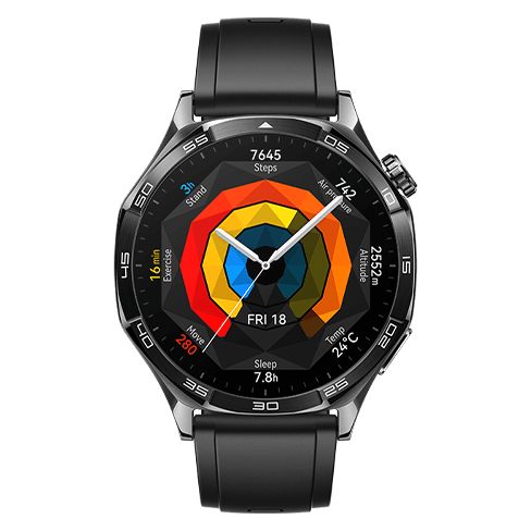 Huawei Watch GT 5 46 mm išmanusis laikrodis Black 1 img.