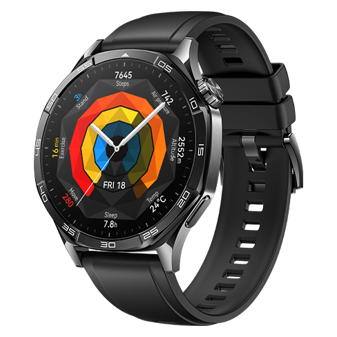 Huawei Watch GT 5 46 mm išmanusis laikrodis Black 3 img.