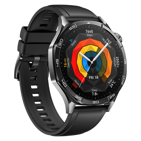 Huawei Watch GT 5 46 mm išmanusis laikrodis Black 2 img.