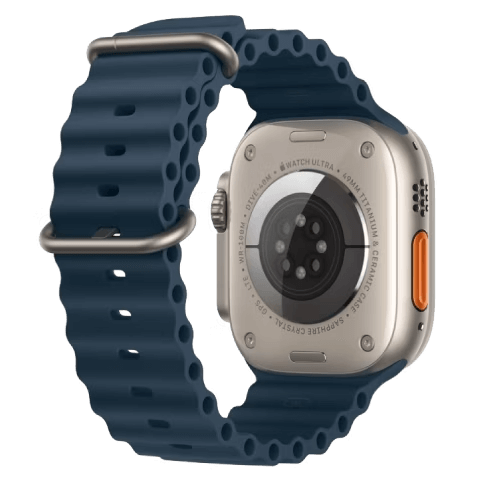 Apple Watch Ultra 2 GPS+LTE 49mm Titanium Case w/ Ocean Band išmanusis laikrodis Navy 3 img.