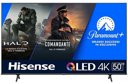 „Hisense 50 QLED 4K Frameless Smart TV 50E7KQ“ išmanusis televizorius | BITĖ