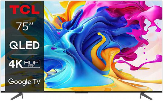 „TCL 75" QLED 4K Smart TV 75C644“ išmanusis televizorius | BITĖ