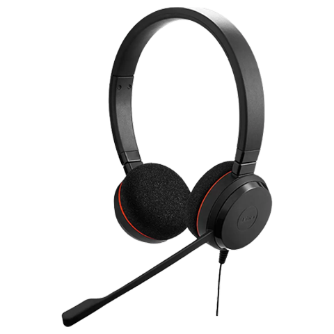 Jabra Evolve 20 MS Stereo ausinės Black 1 img.