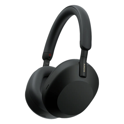 Sony WH-1000XM5 belaidės ausinės Black 1 img.