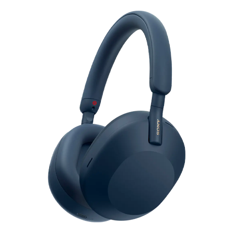 Sony WH-1000XM5 belaidės ausinės Blue 1 img.