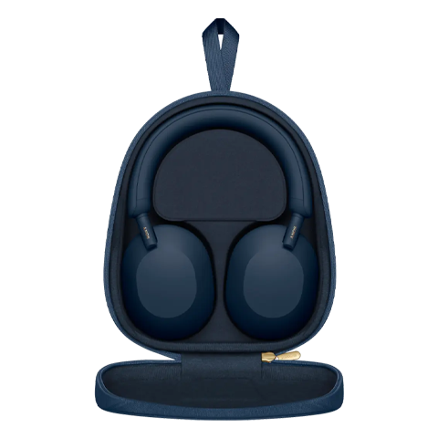 Sony WH-1000XM5 belaidės ausinės Blue 5 img.