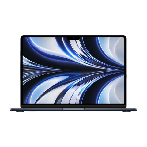 Apple MacBook Air 13” (2024) MC8Q4ZE/A nešiojamas kompiuteris Midnight 1 img.