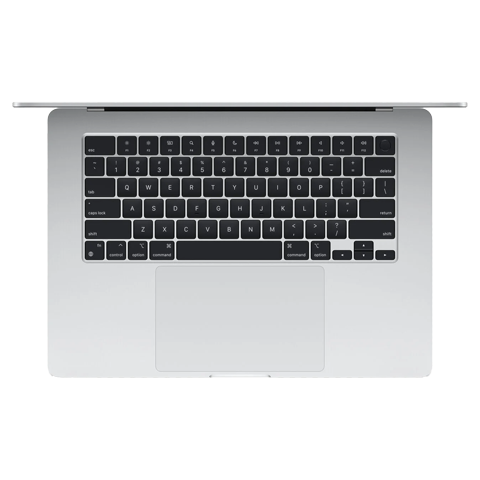 Apple MacBook Air 15” (2024) MC9E4ZE/A nešiojamas kompiuteris Silver 2 img.