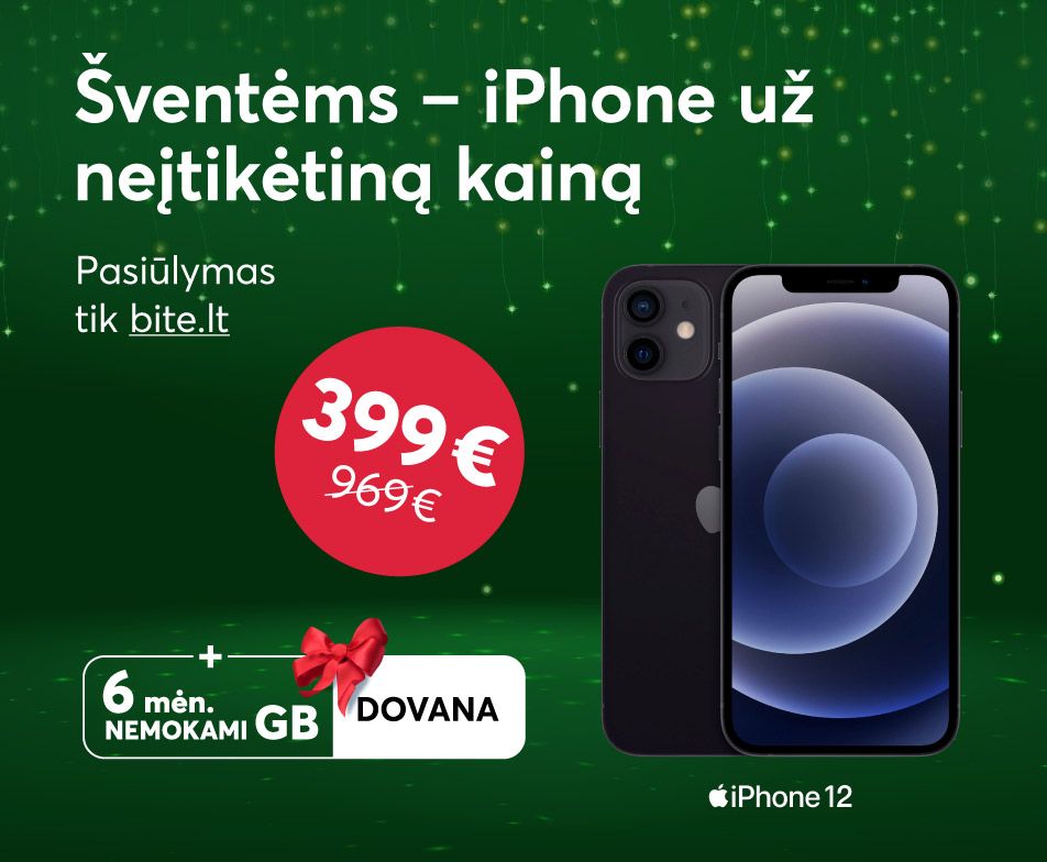 iPhone 12 vos už 399 eurus