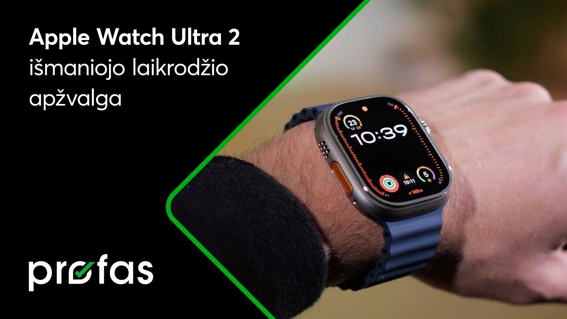 „Apple Watch Ultra 2“ apžvalga | BITĖ