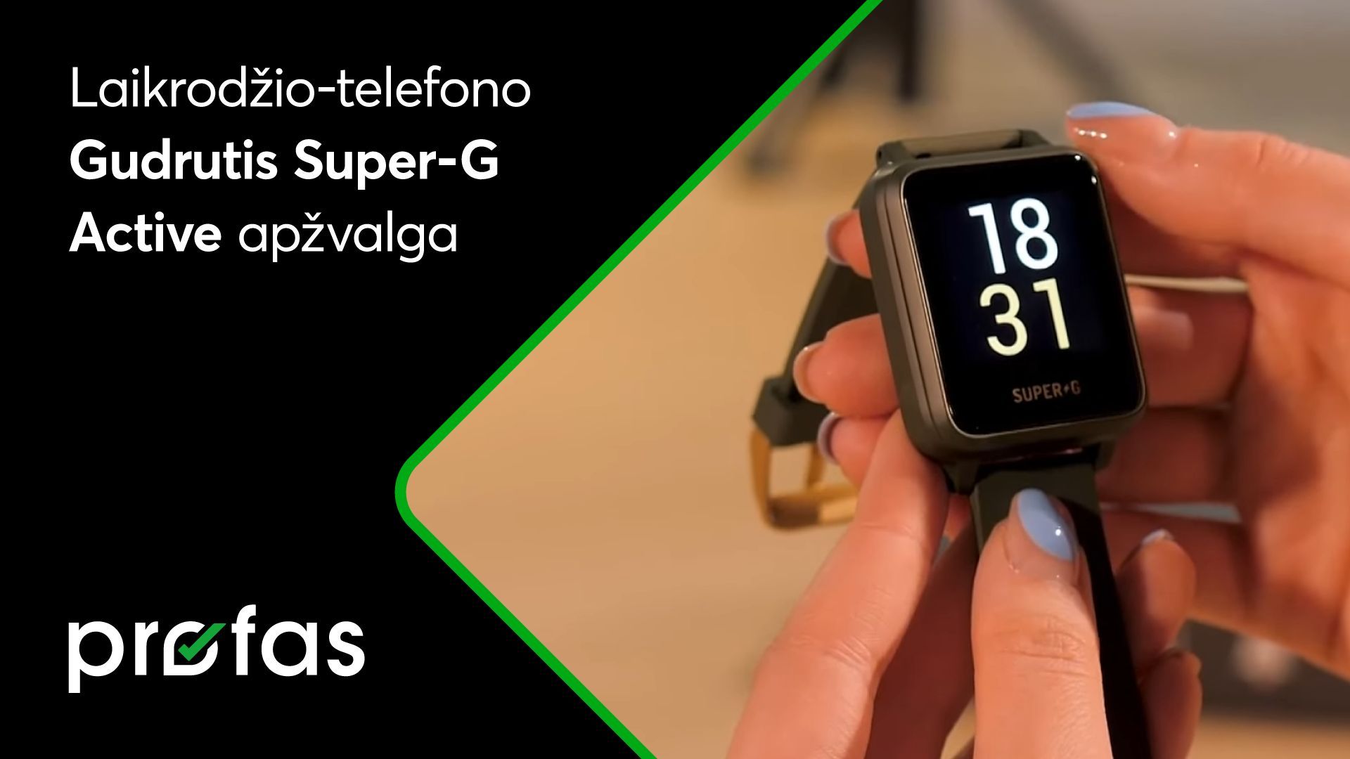 Laikrodžio-telefono „Gudrutis Super-G Active“ apžvalga | BITĖ