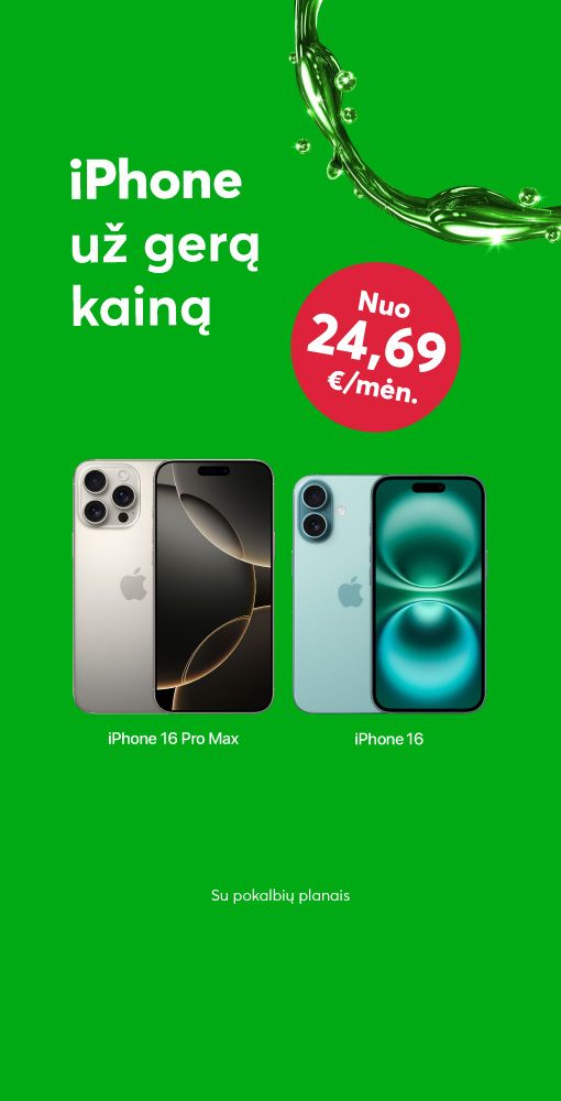 iPhone 16 už gerą kainą