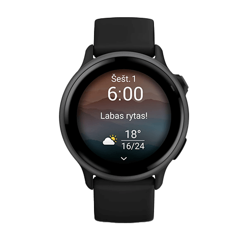 Garmin Vivoactive 6 išmanusis laikrodis Black 1 img.