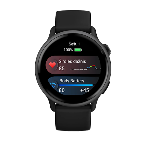 Garmin Vivoactive 6 išmanusis laikrodis Black 6 img.
