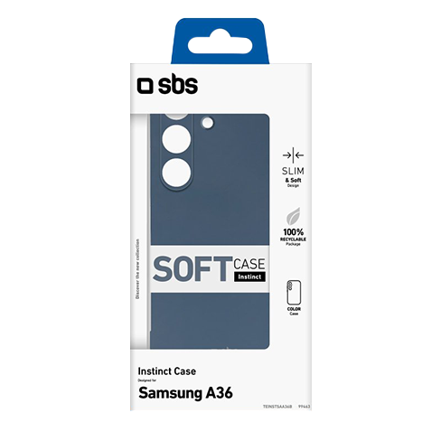 SBS Samsung Galaxy A36 Instinct dėklas Blue 2 img.