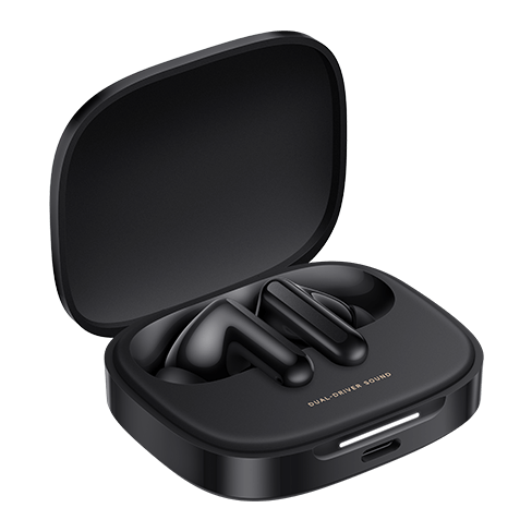 Xiaomi Redmi Buds 6 belaidės ausinės Black 2 img.