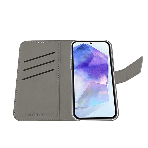 Celly Samsung Galaxy A56 5G/A56 5G EE Wally atverčiamas dėklas Black 2 img.