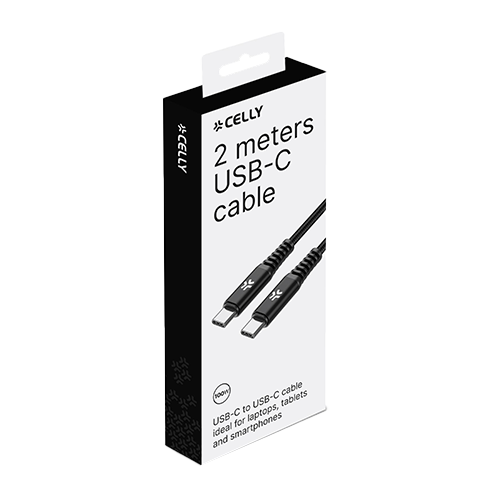 Celly USB-C to USB-C Cable 100W kabelis 2 img.