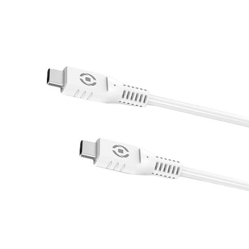 Celly USB-C to USB-C 60W kabelis White 2 img.