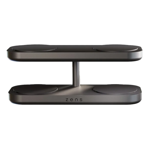 Zens Quattro Pro 4 belaidis įkroviklis Black 1 img.