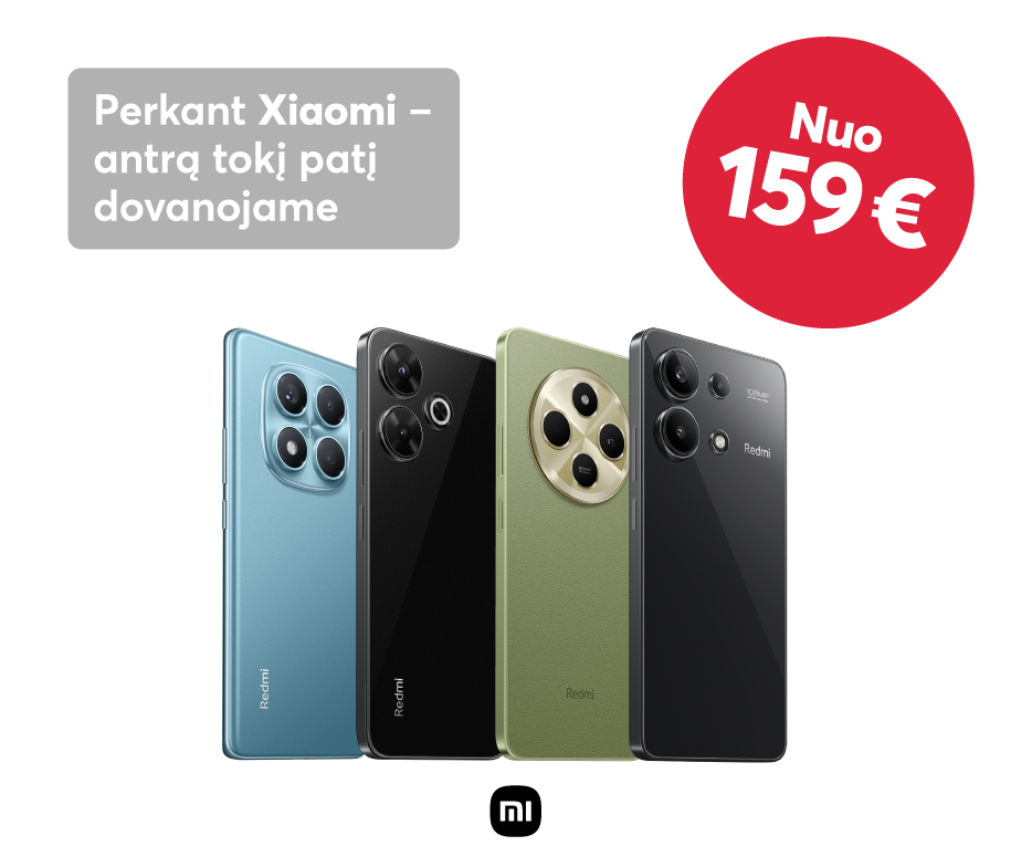 Perkant atrinktus Xiaomi telefonus - antras dovanų