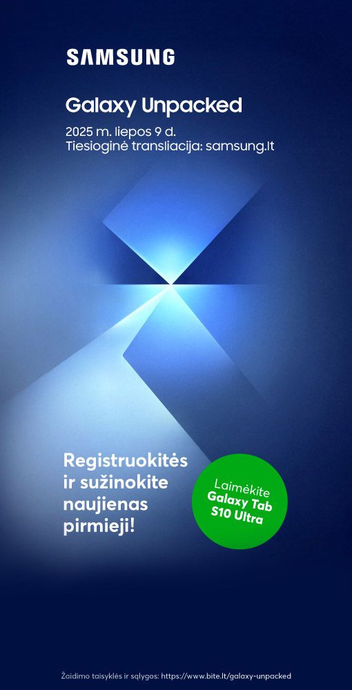 Naujųjų Samsung pristatymas jau liepos 9-ąją - registruokitės, ir sužinokite pirmieji