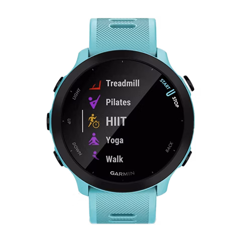 Garmin Forerunner 55 išmanusis laikrodis Aqua Blue 1 img.