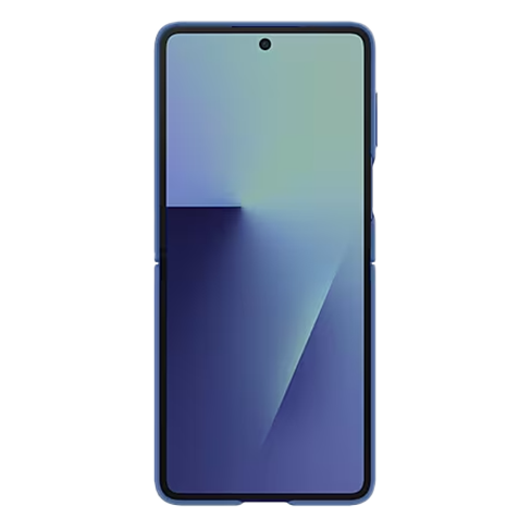 Samsung Galaxy Flip7 silikoninis dėklas su žiedu Blue 3 img.