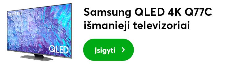 Samsung QLED 4K Q77C pirkti