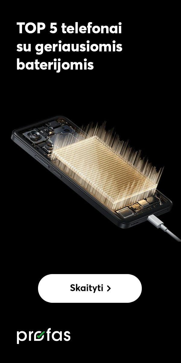 TOP 5 telefonai su geriausiomis baterijomis | BITĖ