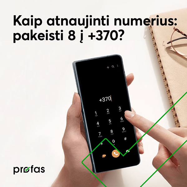 8 į +370 keitimas telefone | BITĖ