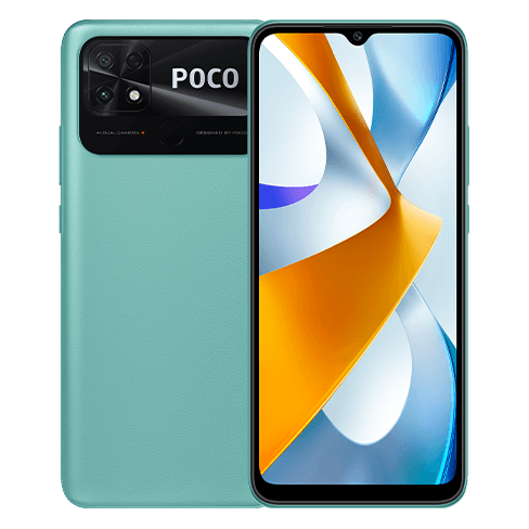 Poco C40 išmanusis telefonas Green 3+32 GB 1 img.