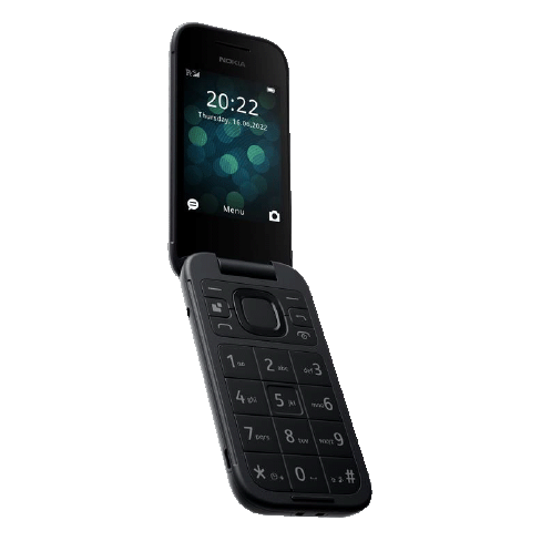 Nokia 2660 Flip 4G mobilusis telefonas Black 1 img.