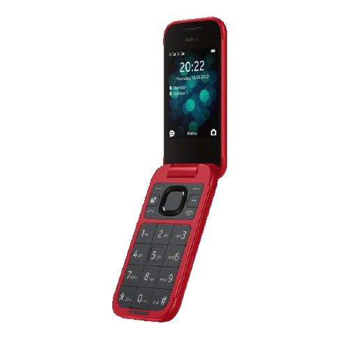Nokia 2660 Flip 4G mobilusis telefonas Red 1 img.