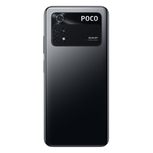 Poco M4 Pro 4G išmanusis telefonas (Atidaryta pakuotė) Black 8+256 GB 2 img.
