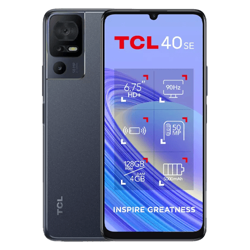 TCL 40SE išmanusis telefonas Black 256 GB 3 img.