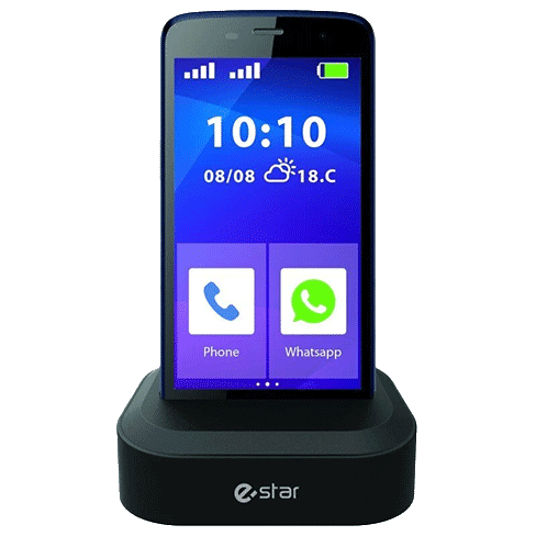 eSTAR Digni Smart Senior išmanusis telefonas Blue 16 GB 4 img.