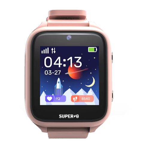 Gudrutis laikrodis-telefonas Super G Active Pro vaikams (Atidaryta pakuotė) Pink 2 img.