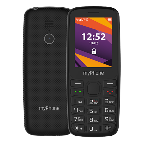 myPhone 6410 LTE mobilusis telefonas Black 1 img.