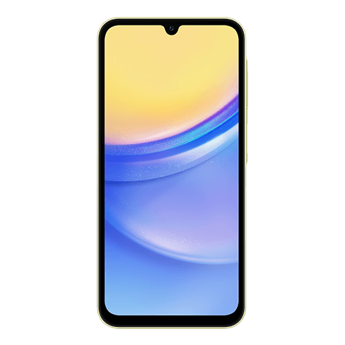 Samsung Galaxy A15 5G išmanusis telefonas 128 GB Yellow 1 img.