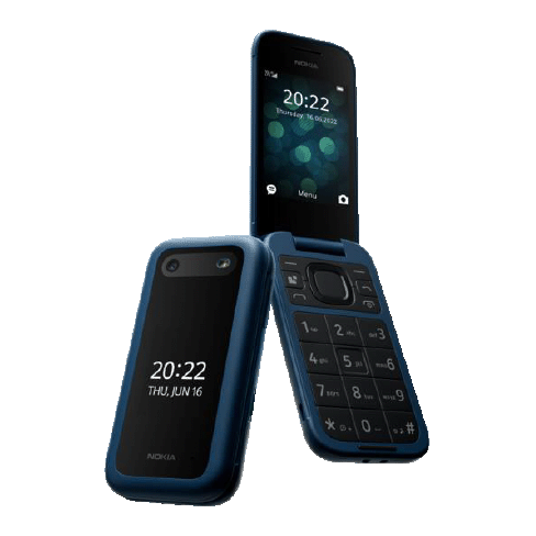 Nokia 2660 Flip 4G mobilusis telefonas (Atidaryta pakuotė) Blue 2 img.